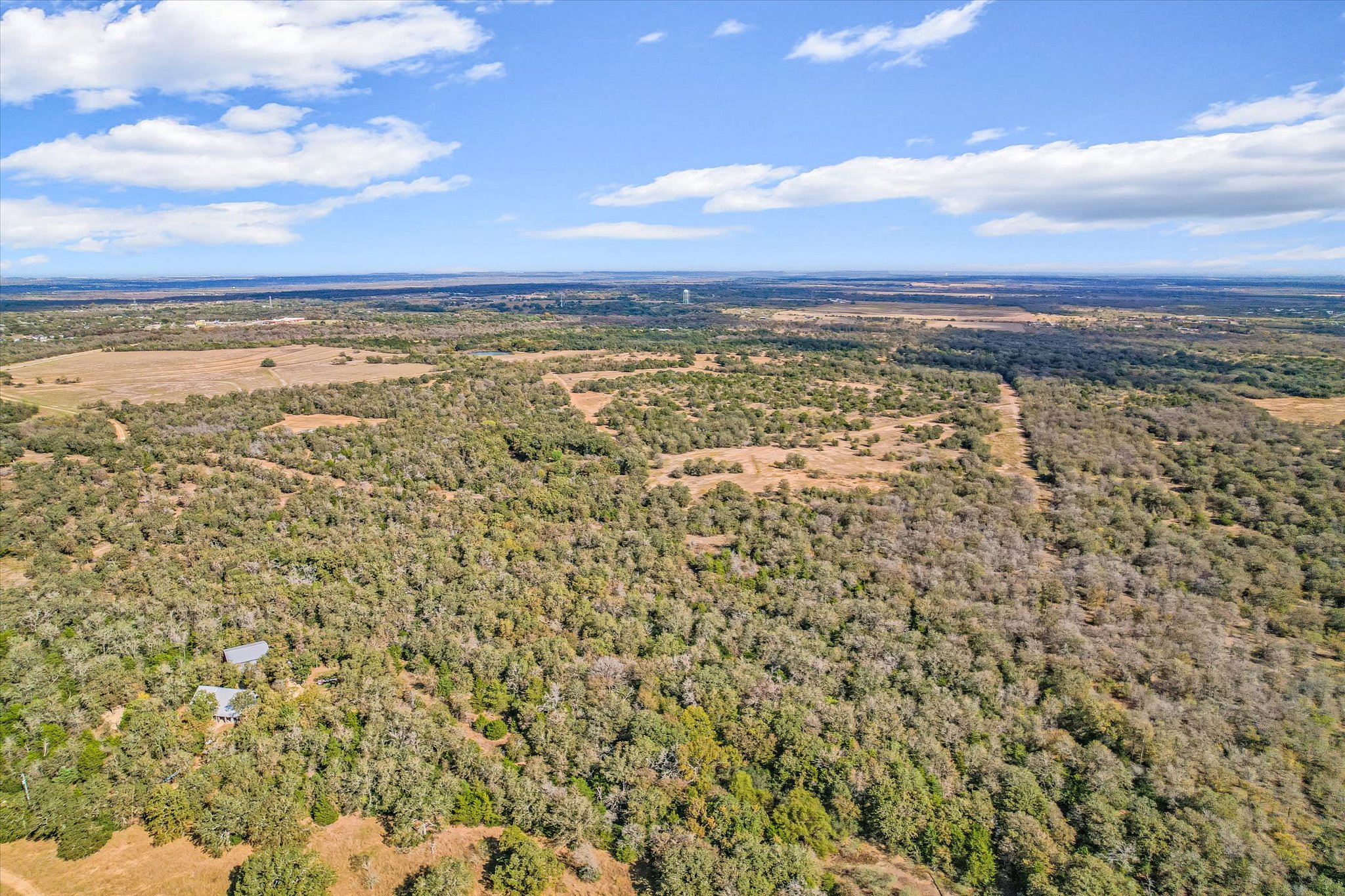 Tbd Porter Lane Lockhart, TX 78644 - Photo 8 of 10 Aerial view of a heavily wooded area