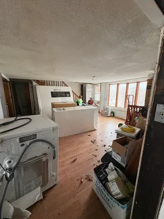 a view of kitchen and sink
