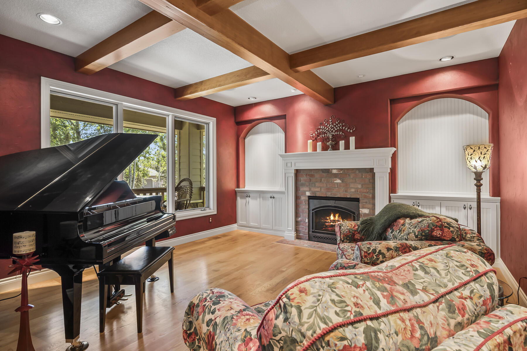 61445 Gosney Road Bend, OR 97702 - Photo 13 of 83 a view of a livingroom with furniture and a fireplace