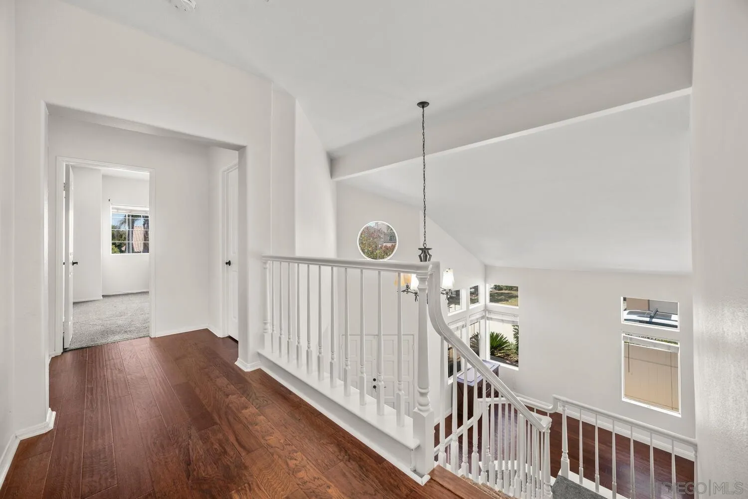 1690 Mountain Pass Circle Vista, CA 92081 - Photo 23 of 46 a view of a hallway view with staircase