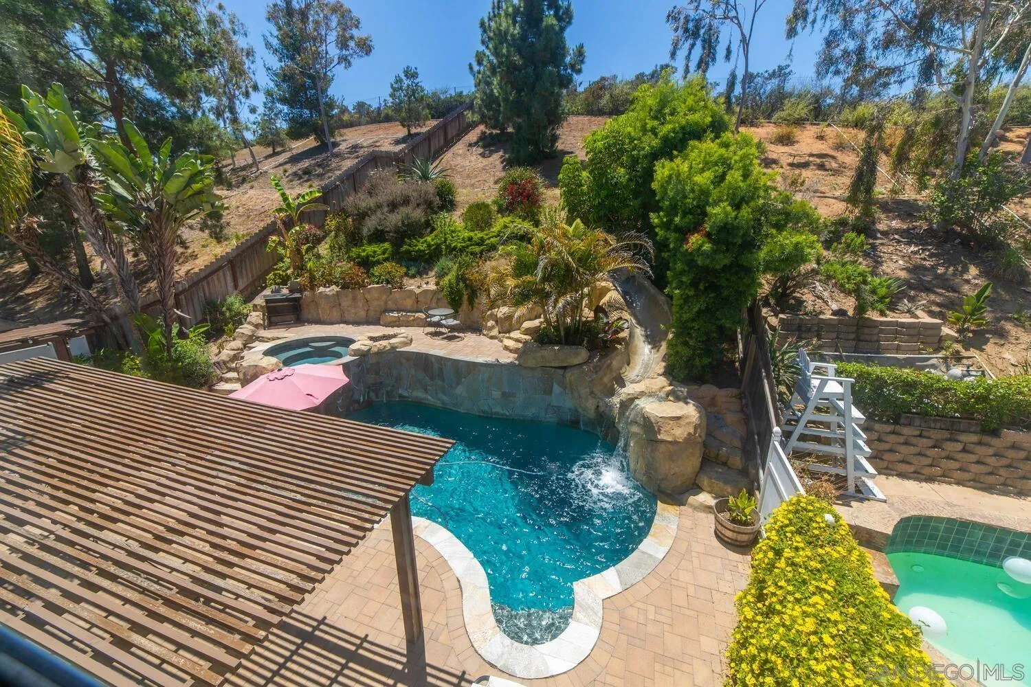 1690 Mountain Pass Circle Vista, CA 92081 - Photo 8 of 46 a view of a backyard