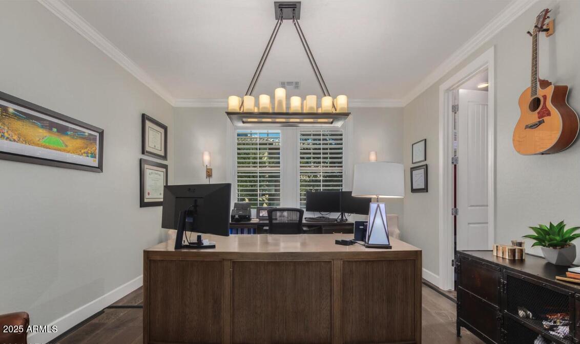947 West Kaibab Drive Chandler, AZ 85248 - Photo 23 of 32 a view of a workspace with furniture and a window
