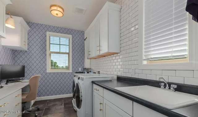 a view of a park with slide