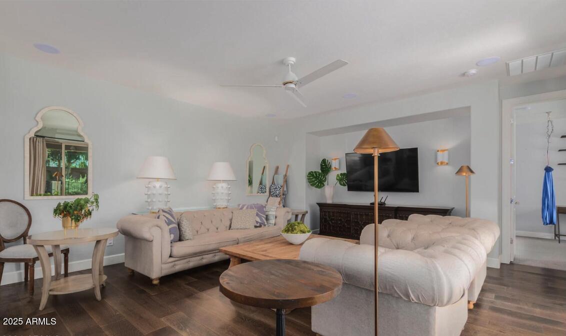 947 West Kaibab Drive Chandler, AZ 85248 - Photo 6 of 32 a living room with furniture and a flat screen tv