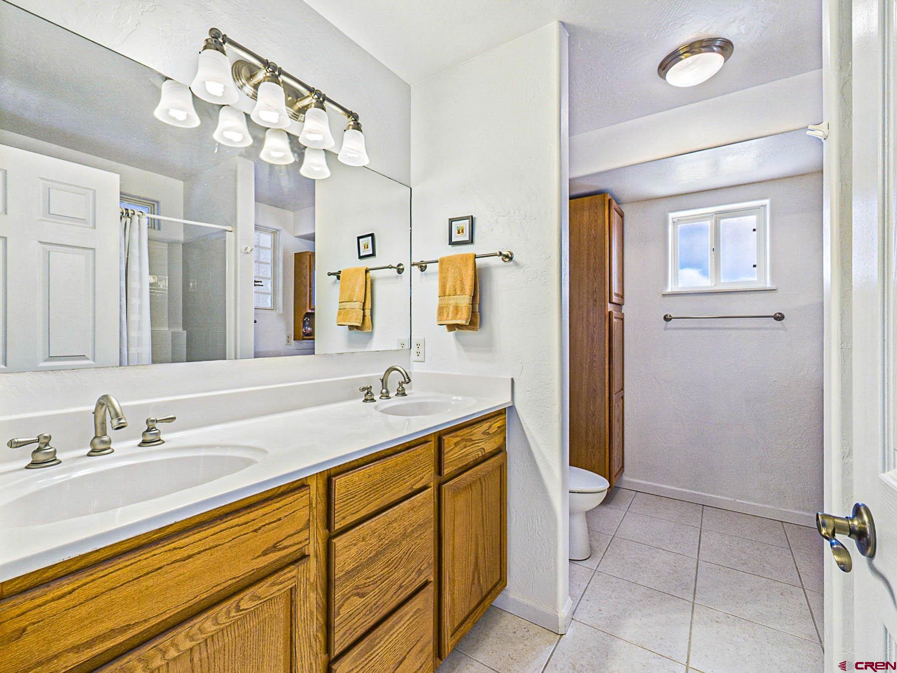 12689 6100th Road Montrose, CO 81403 - Photo 29 of 45 a bathroom with a sink a vanity and a mirror