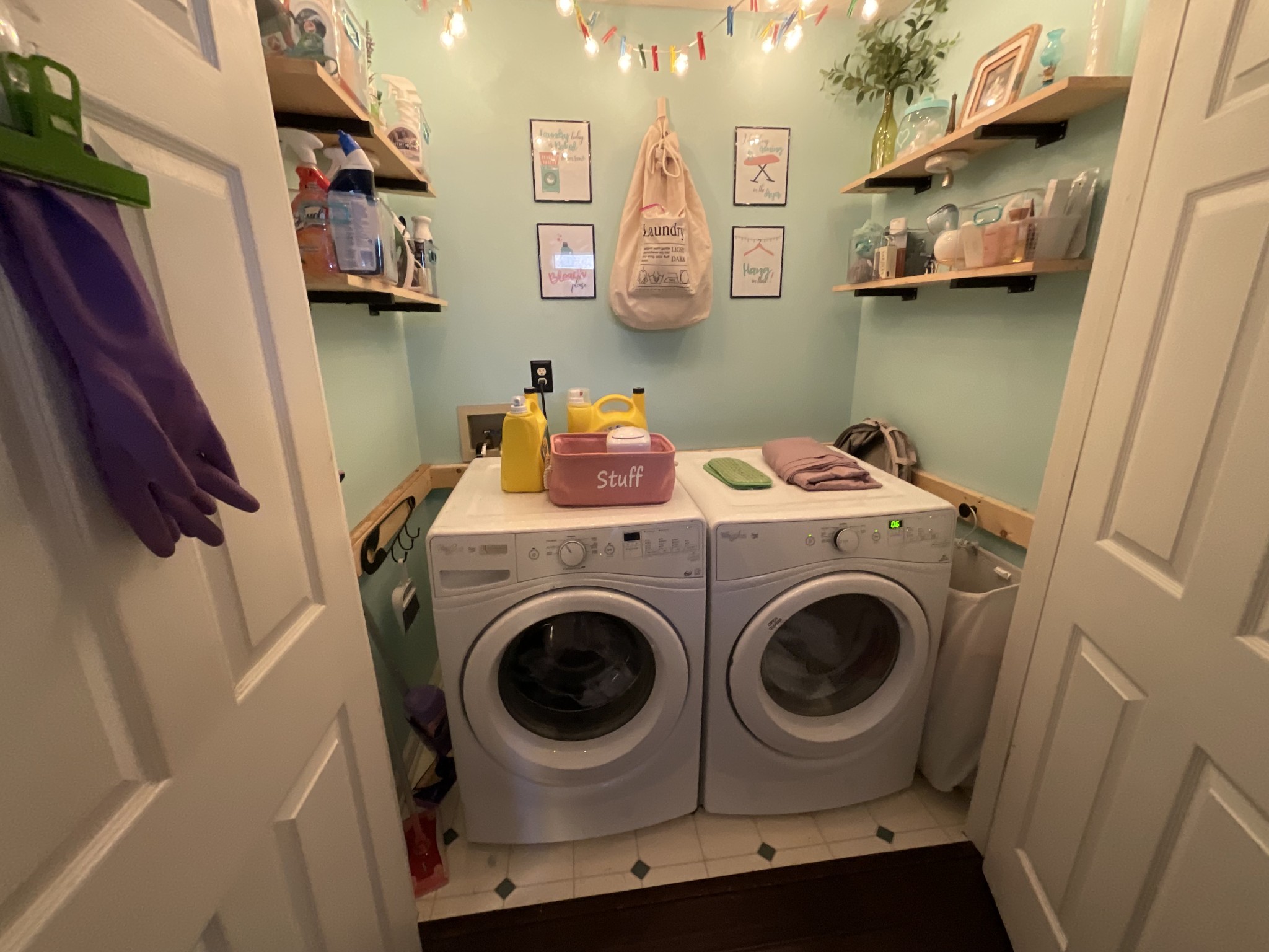 110 Indian Pointe Drive White House, TN 37188 - Photo 16 of 19 a utility room with dryer and washer