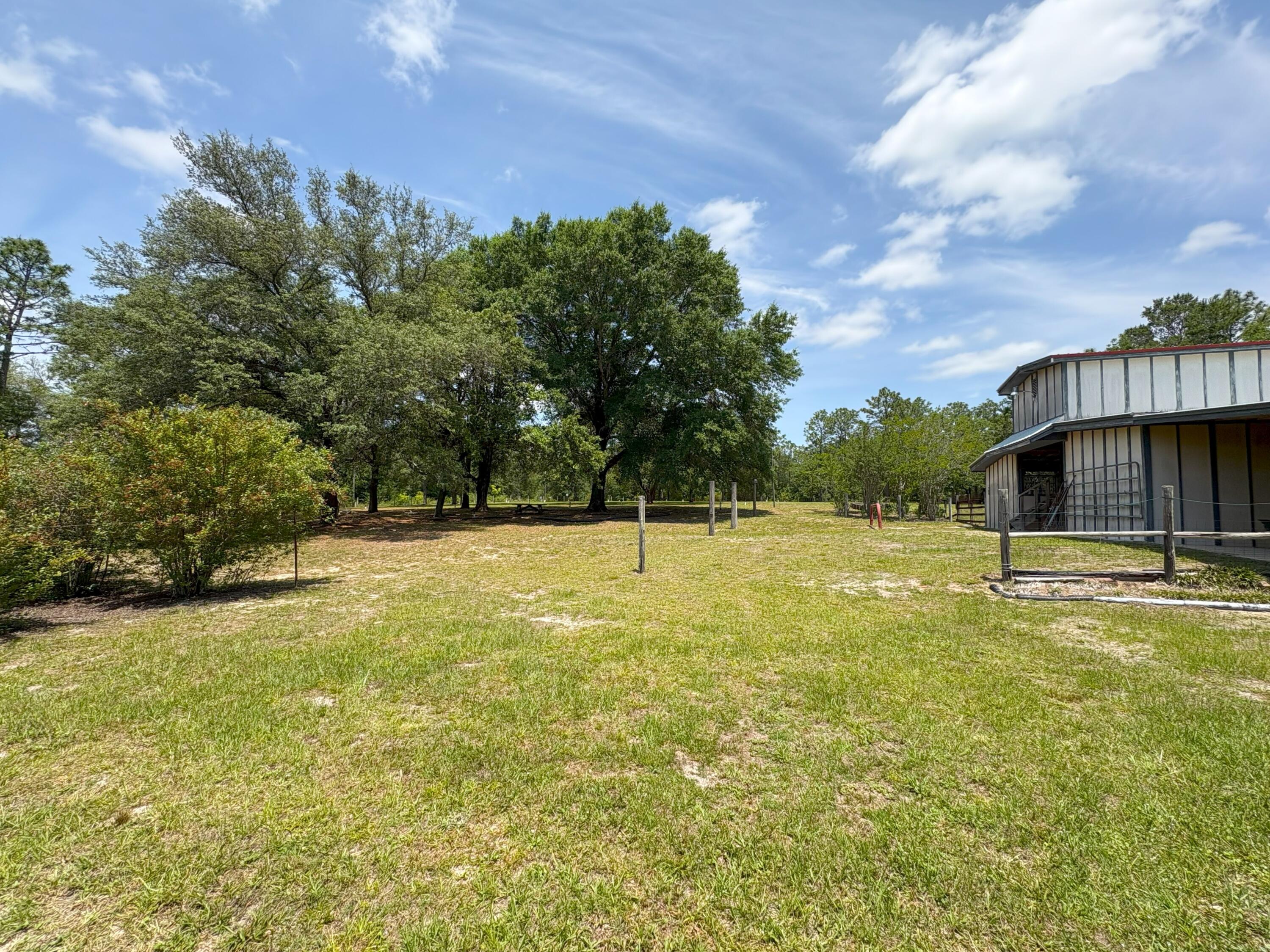 3864 Bear Head Road Crestview, FL 32539 - Photo 19 of 57 a view of a swimming pool with a yard