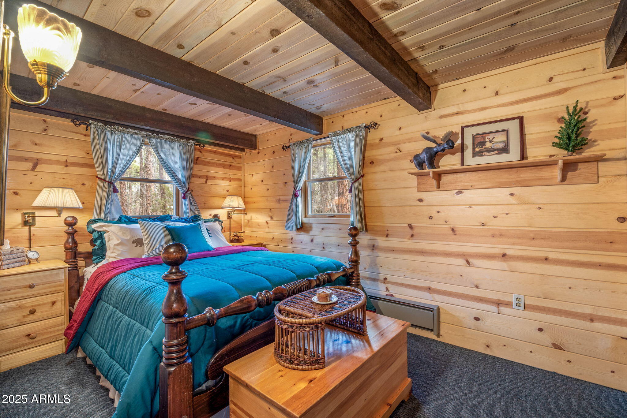 2677 Jackrabbit Drive Pinetop, AZ 85935 - Photo 38 of 87 Guest Primary Bedroom