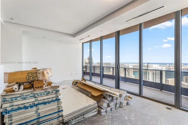 a room with gym equipment