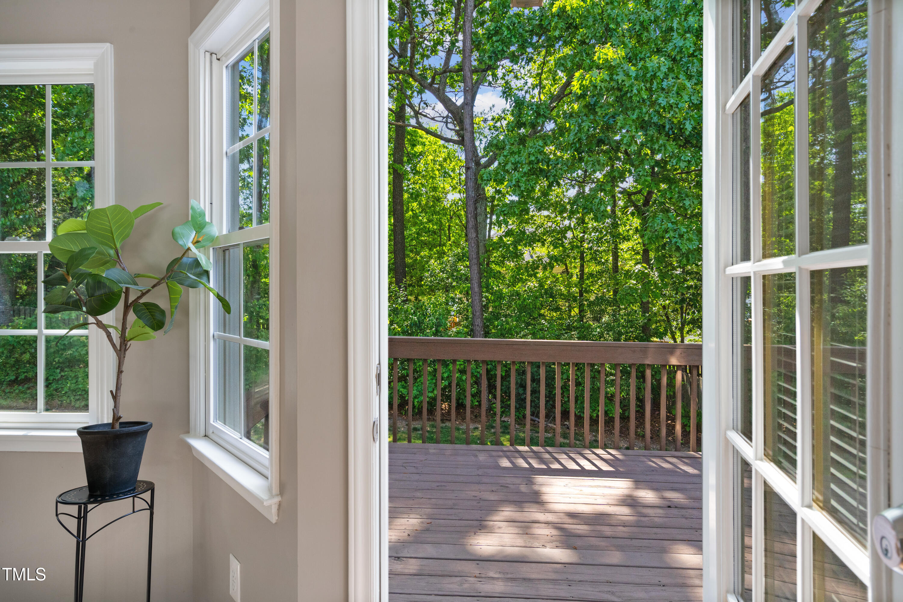 7019 Bellard Court Raleigh, NC 27617 - Photo 3 of 31 Looking out to the Deck