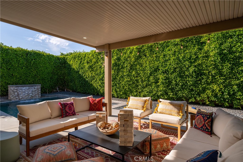 82872 Wordsworth Court Indio, CA 92201 - Photo 29 of 62 a outdoor living space with furniture and garden view