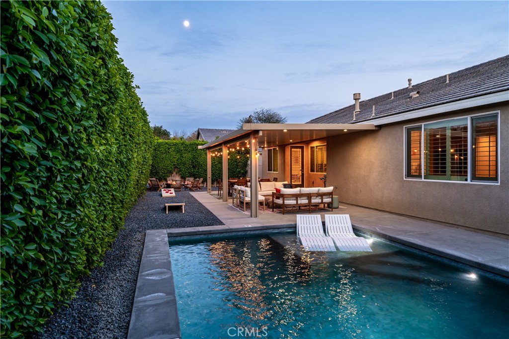 82872 Wordsworth Court Indio, CA 92201 - Photo 38 of 62 a view of a house with backyard and sitting area