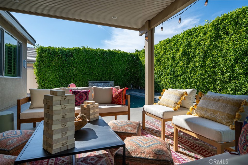 82872 Wordsworth Court Indio, CA 92201 - Photo 42 of 62 a outdoor living space with furniture and garden view