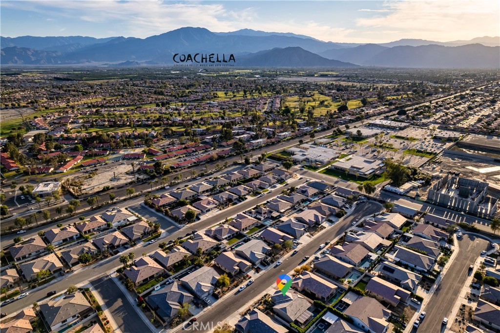 82872 Wordsworth Court Indio, CA 92201 - Photo 62 of 62 an aerial view of residential houses with a city view