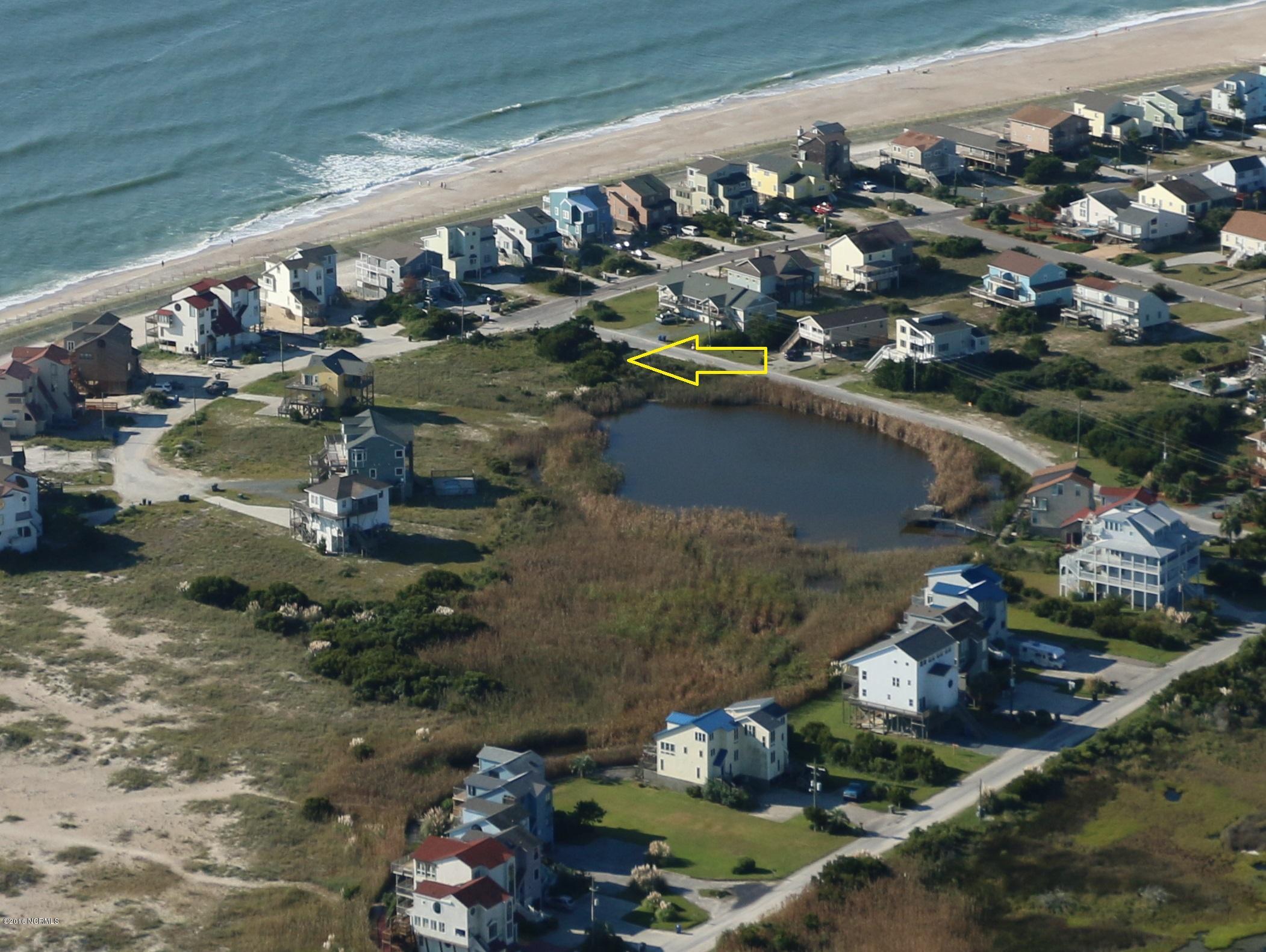 2369 New River Inlet Road North Topsail Beach, NC 28460 - Photo 3 of 3 2369 nrir air shot 2 w arrow