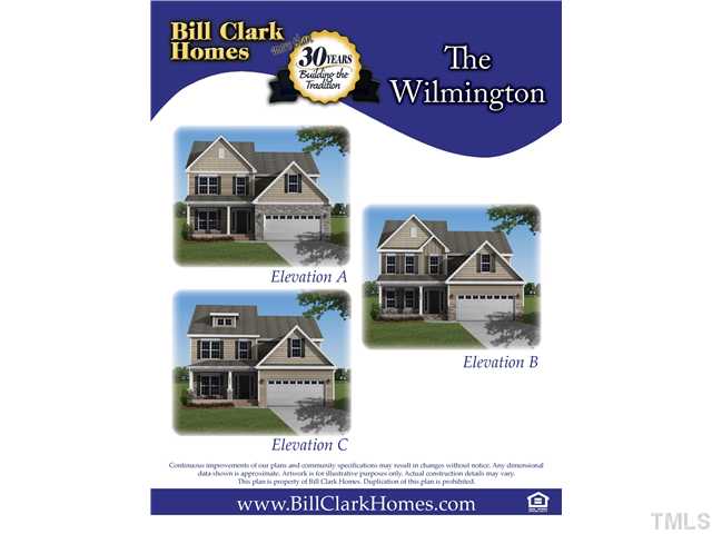6737 Rex Road Holly Springs, NC 27540 - Photo 1 of 5 This home will be the new Elevation C!