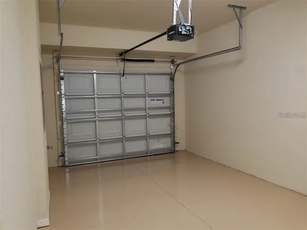a view of a store room with racks
