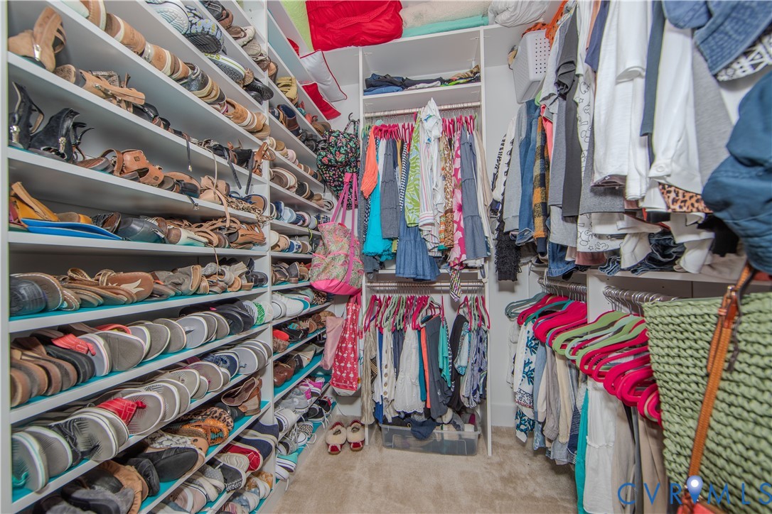 8406 Capernwray Drive Chesterfield, VA 23838 - Photo 20 of 47 a view of walk in closet with clothes and shoes