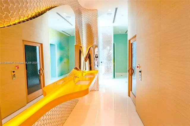 a view of a walk in closet