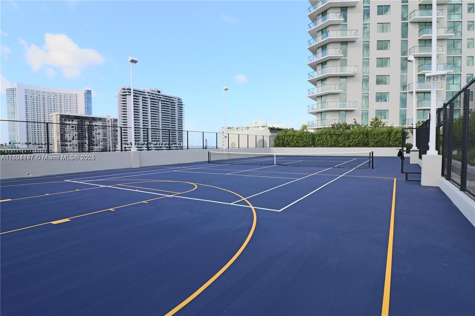 501 Northeast 31st Street, Unit 2005 Miami, FL 33137 - Photo 27 of 30 a view of a tennis court