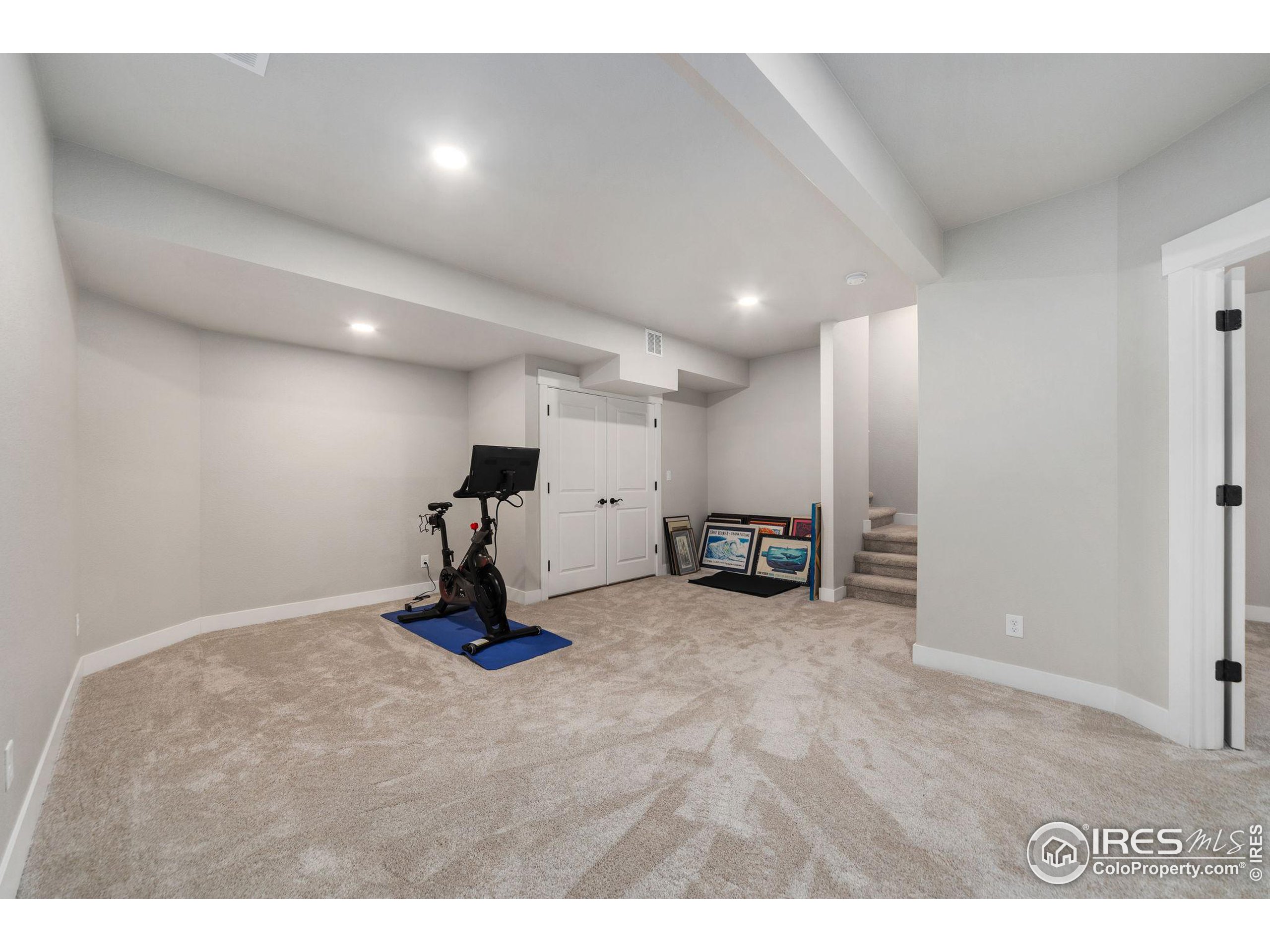 2748 Prairie Flax Street Berthoud, CO 80513 - Photo 26 of 40 a view of a room with gym equipment