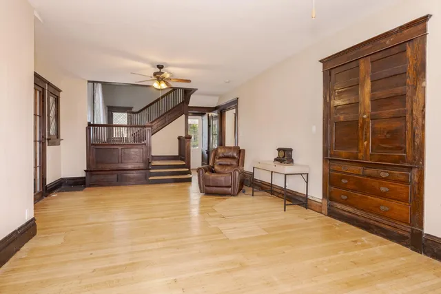 a view of closet area