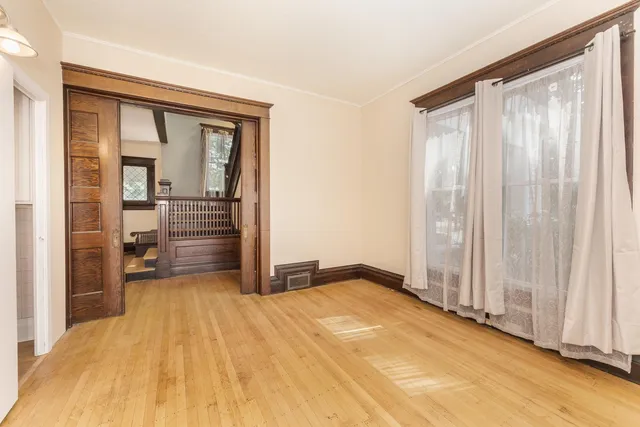 a view of an empty room