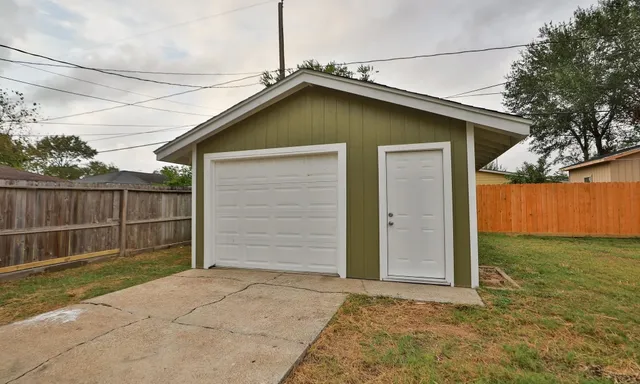 a house with a outdoor space