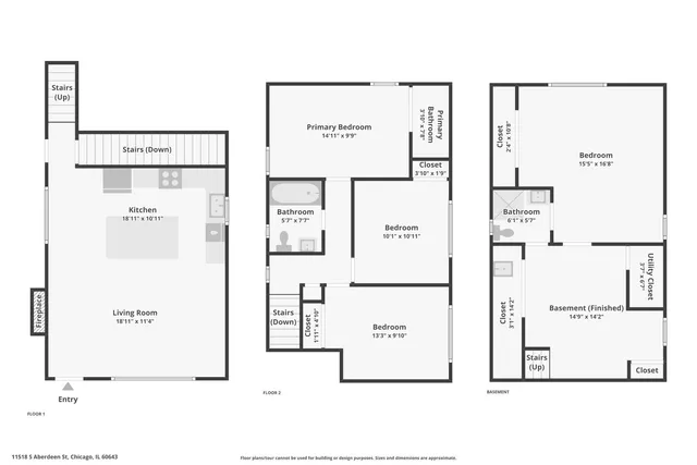 $284,000 | 11518 South Aberdeen Street, Chicago, IL 60643