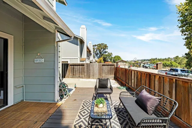 a view of a door of the house