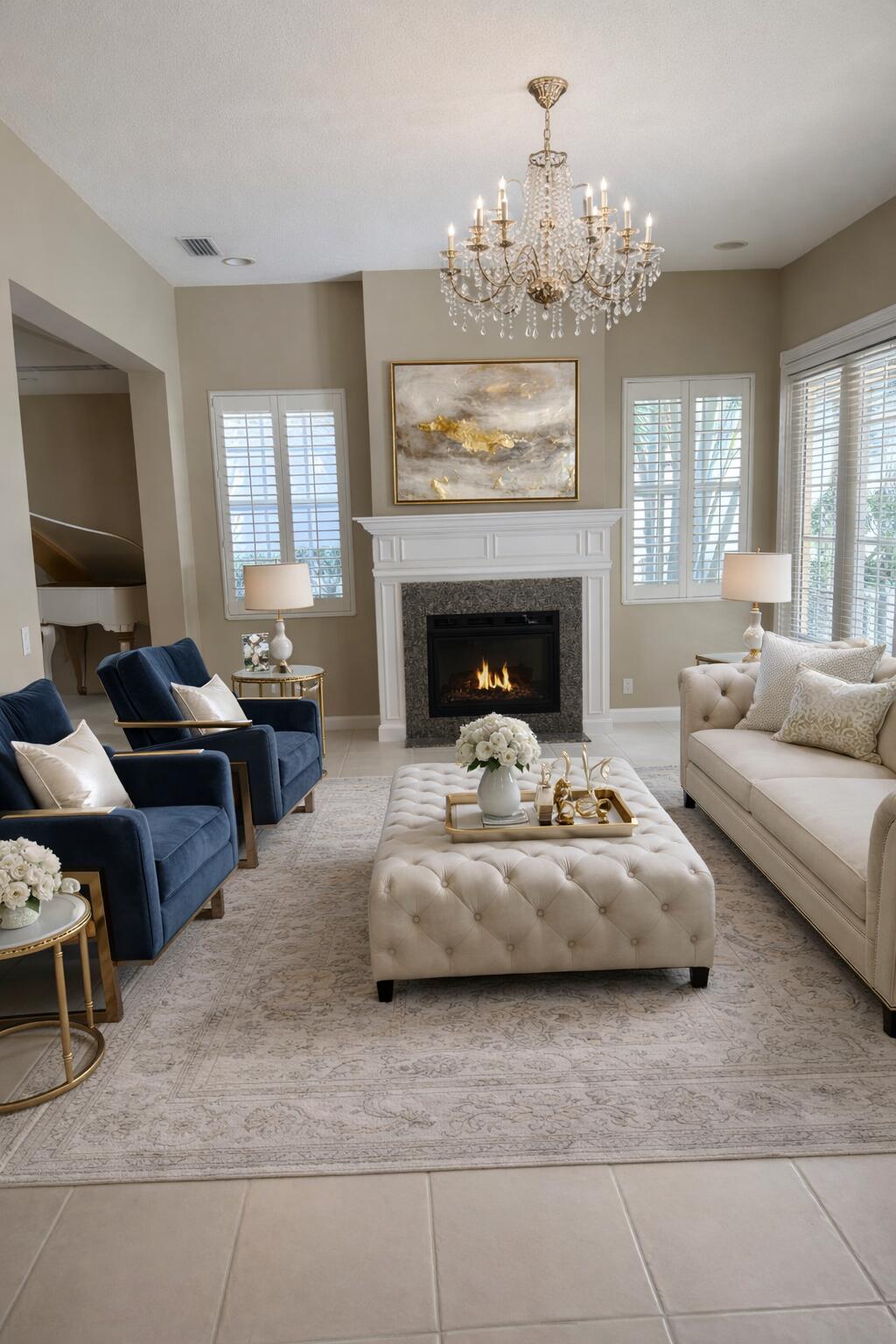 8019 Inagua Lane Wellington, FL 33414 - Photo 6 of 48 Living Room virtually staged