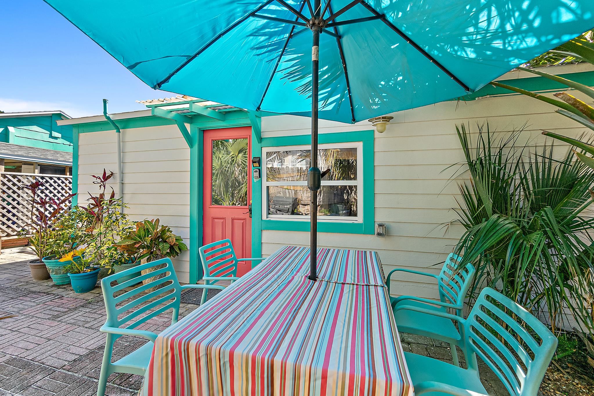 51 Beachcomber Way St. Augustine, FL 32084 - Photo 24 of 46 a view of an outdoor space with a umbrella