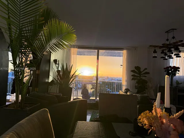 a view of balcony with furniture