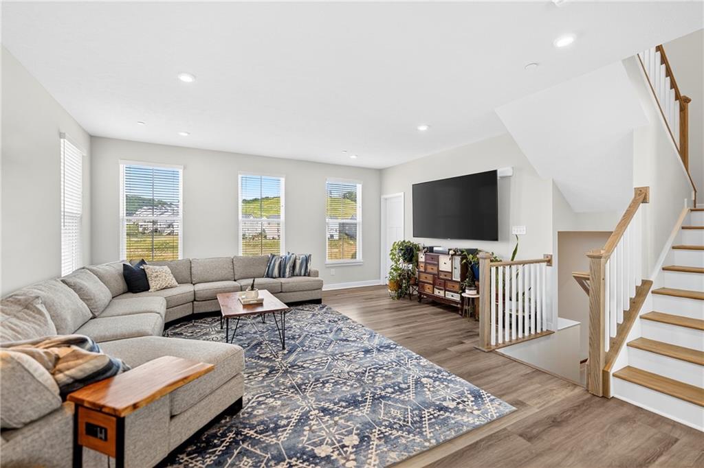 124 Rivulet Place Zelienople, PA 16063 - Photo 14 of 41 Wood Steps to Second Floor.