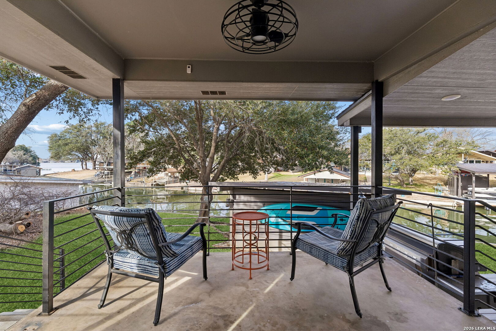 119 Robin Road Highland Haven, TX 78654 - Photo 10 of 33 a view of two chairs in the balcony