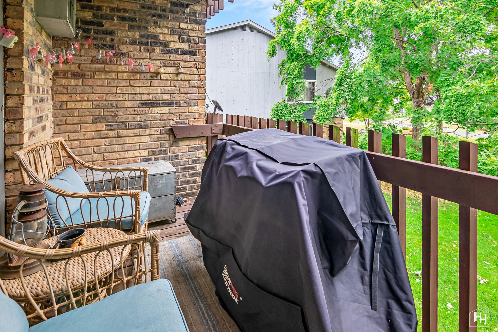 940 East Old Willow Road, Unit 206 Prospect Heights, IL 60070 - Photo 15 of 25 a view of balcony with deck and outdoor seating