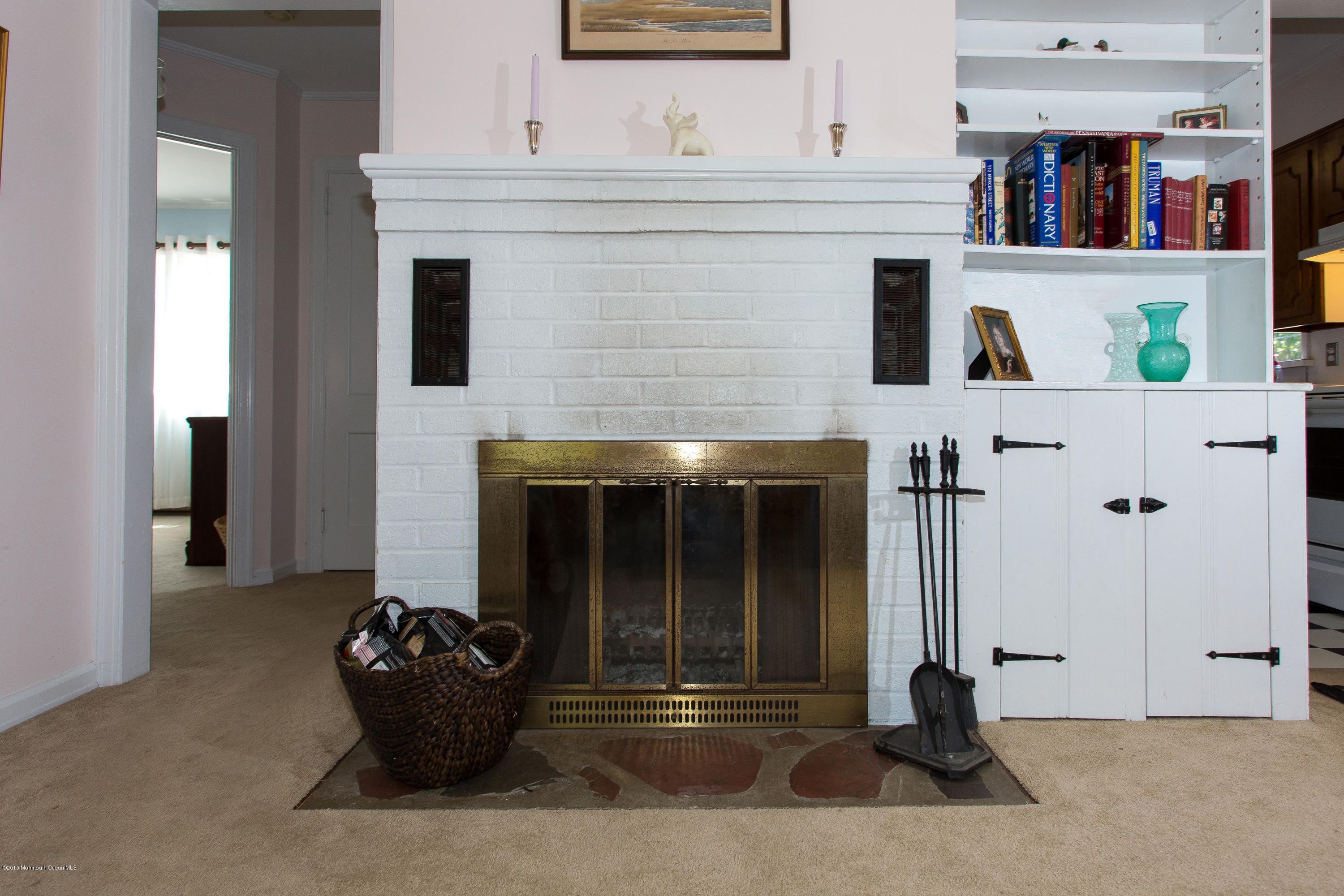 1520 Dorset Dock Road Point Pleasant, NJ 08742 - Photo 10 of 18 Woodburning Fireplace