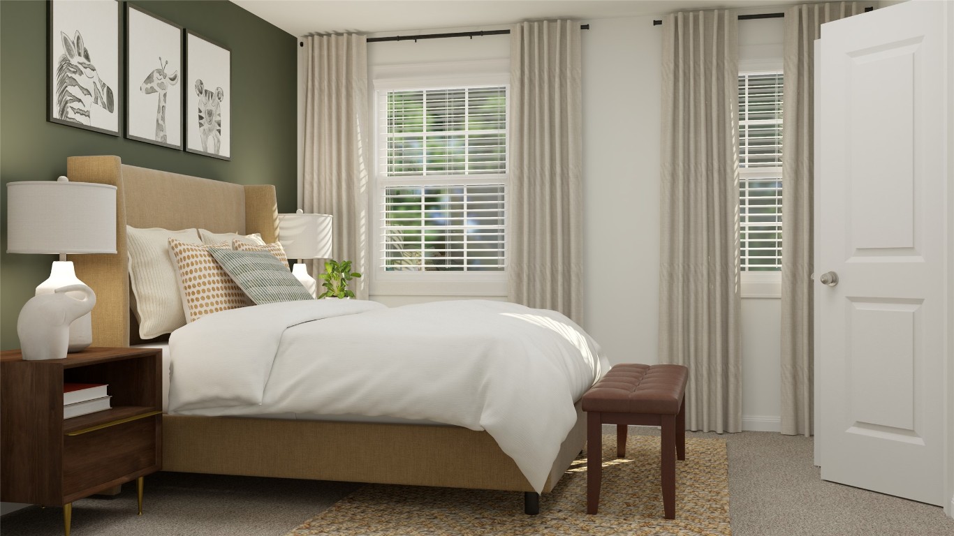 1109 Nesting Bird Drive Georgetown, TX 78628 - Photo 14 of 23 a bedroom with a bed chair and a window