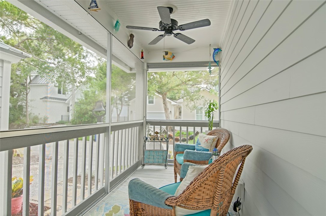 1102 White Street Fernandina Beach, FL 32034 - Photo 21 of 32 a view of a chair in the balcony