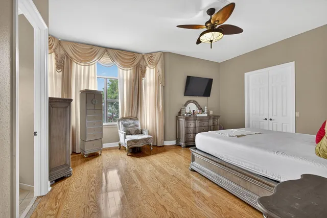 a view of swimming pool with a patio