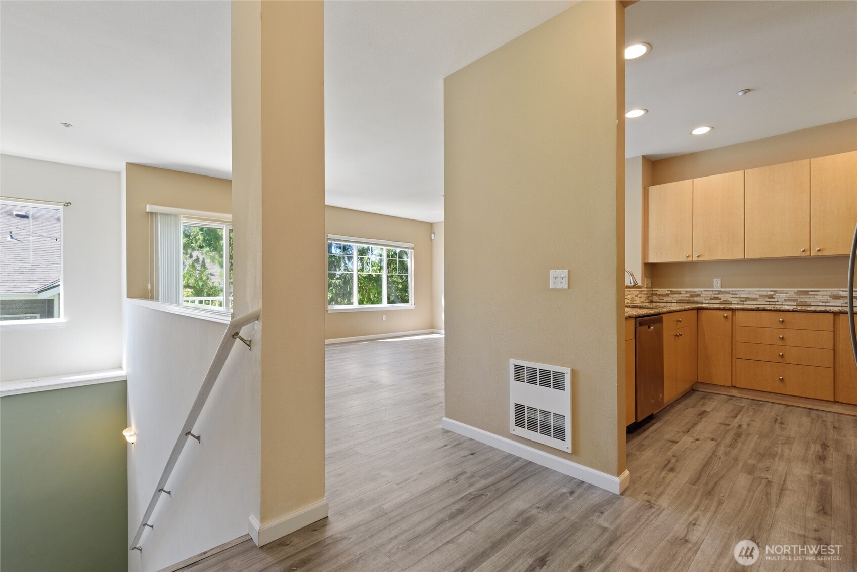 5001 Davis Place South, Unit A Renton, WA 98055 - Photo 8 of 24 a view of a kitchen cabinets and wooden floor