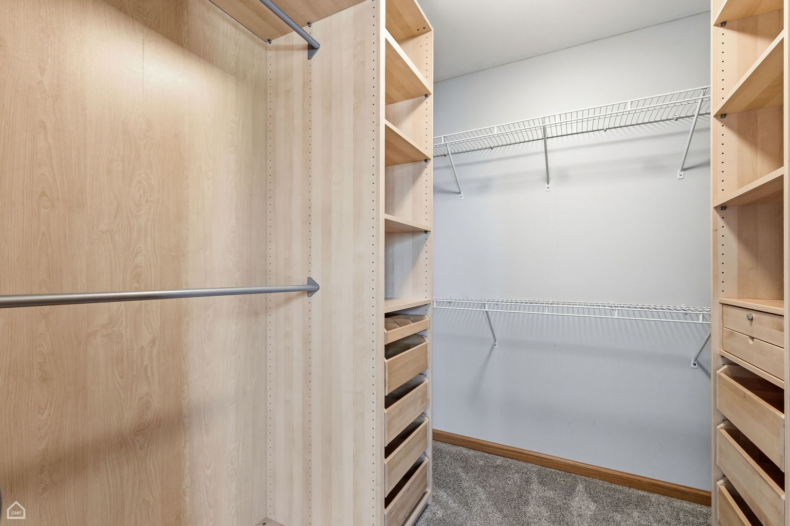 16353 Celtic Circle Manhattan, IL 60442 - Photo 13 of 23 a view of walk in closet with empty racks