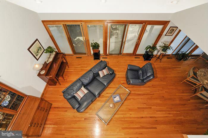 Living Room view from upper level