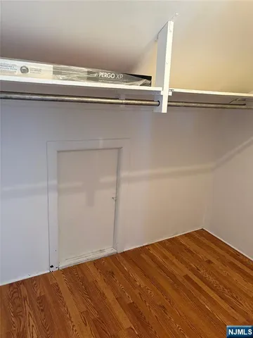 a view of a room with an empty space