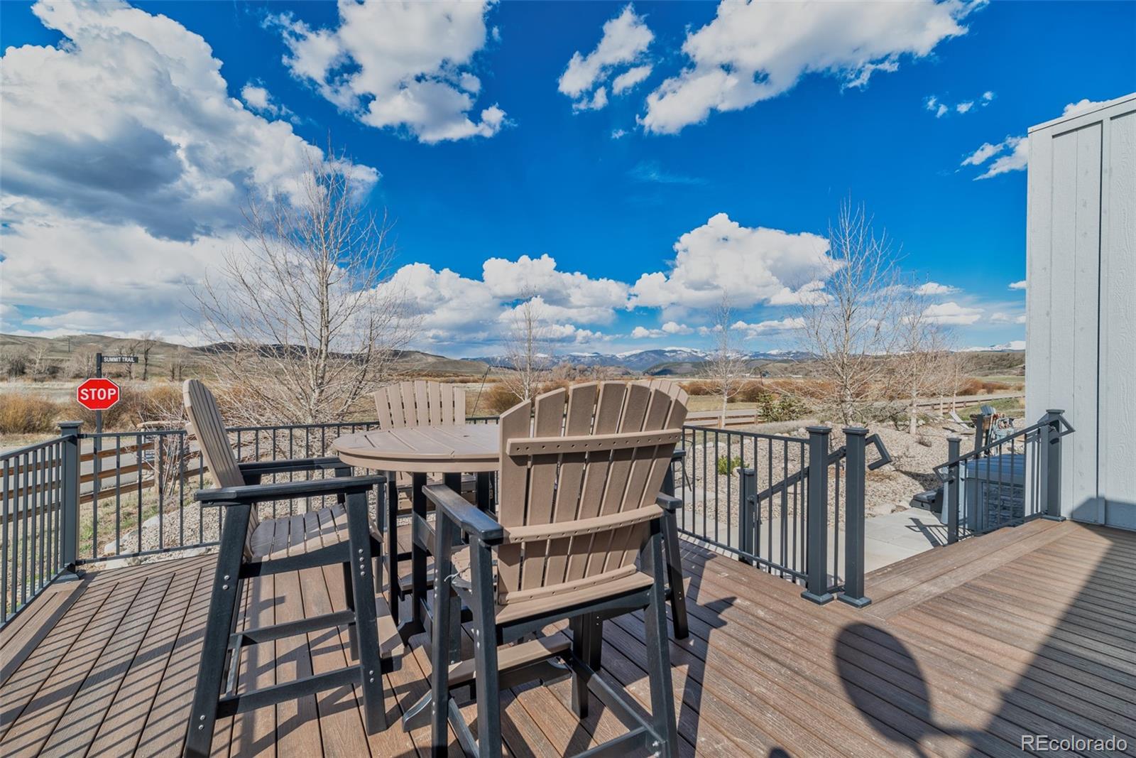 1051 Summit Trail Granby, CO 80446 - Photo 29 of 50 a view of a balcony with furniture