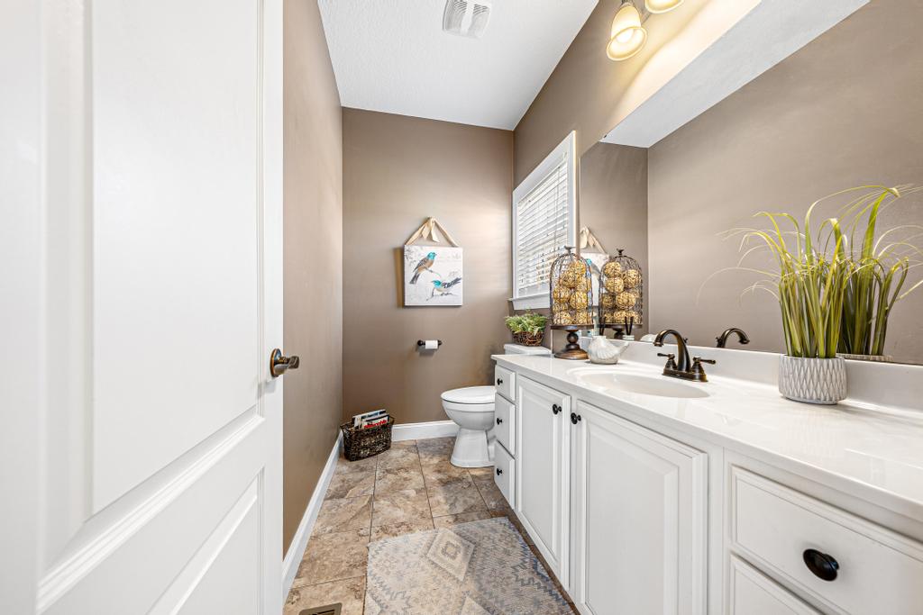 604 Feathery Lane Seneca, SC 29678 - Photo 13 of 44 This clean and bright bathroom features elegant finishes and ample vanity space.