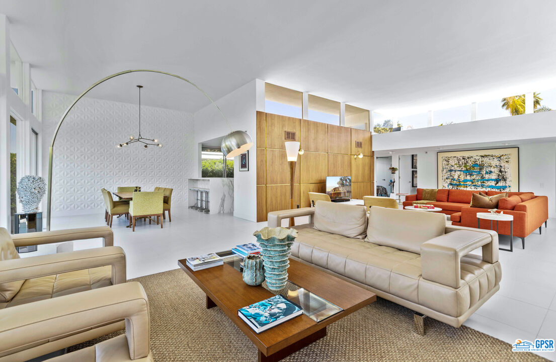 2649 Kings Road West Palm Springs, CA 92264 - Photo 18 of 50 a living room with furniture and wooden floor
