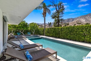 2649 Kings Road West Palm Springs, CA 92264 - Photo 3 of 50 a view of a backyard with sitting area