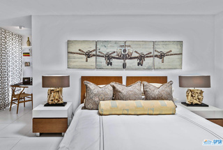 2649 Kings Road West Palm Springs, CA 92264 - Photo 35 of 50 a living room with furniture and painting on the wall