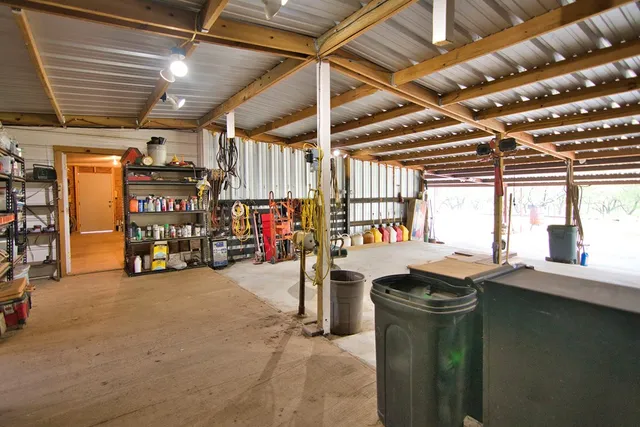 a view of a porch with furniture